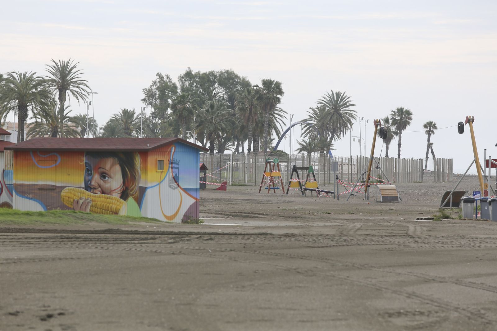 Coronavirus en Málaga: El desierto de Pedregalejo, en fotos