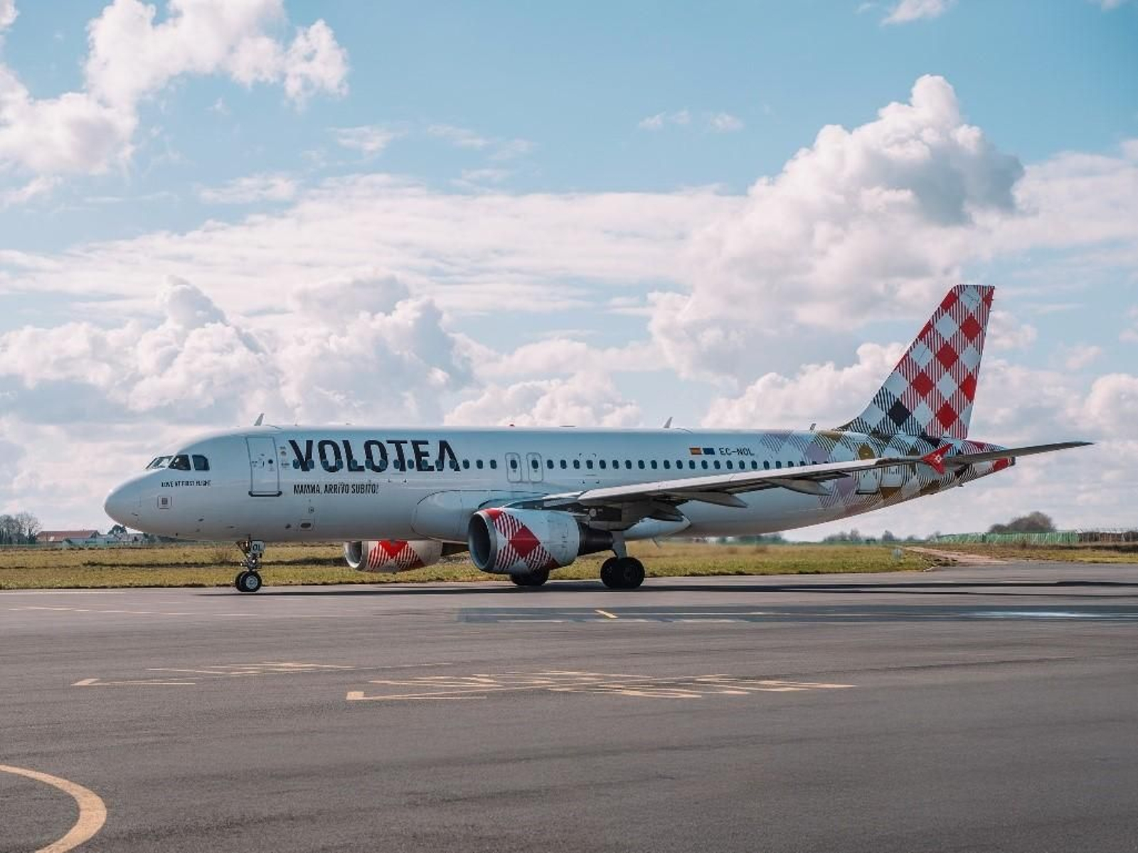 Uno de los aviones con los que opera la compañía española Volotea