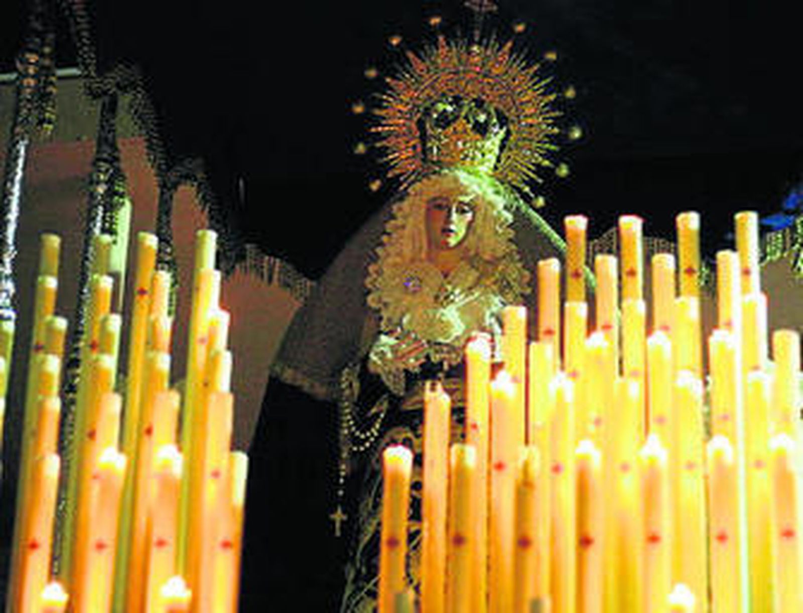 La imagen de María Santísima de Trinidad.