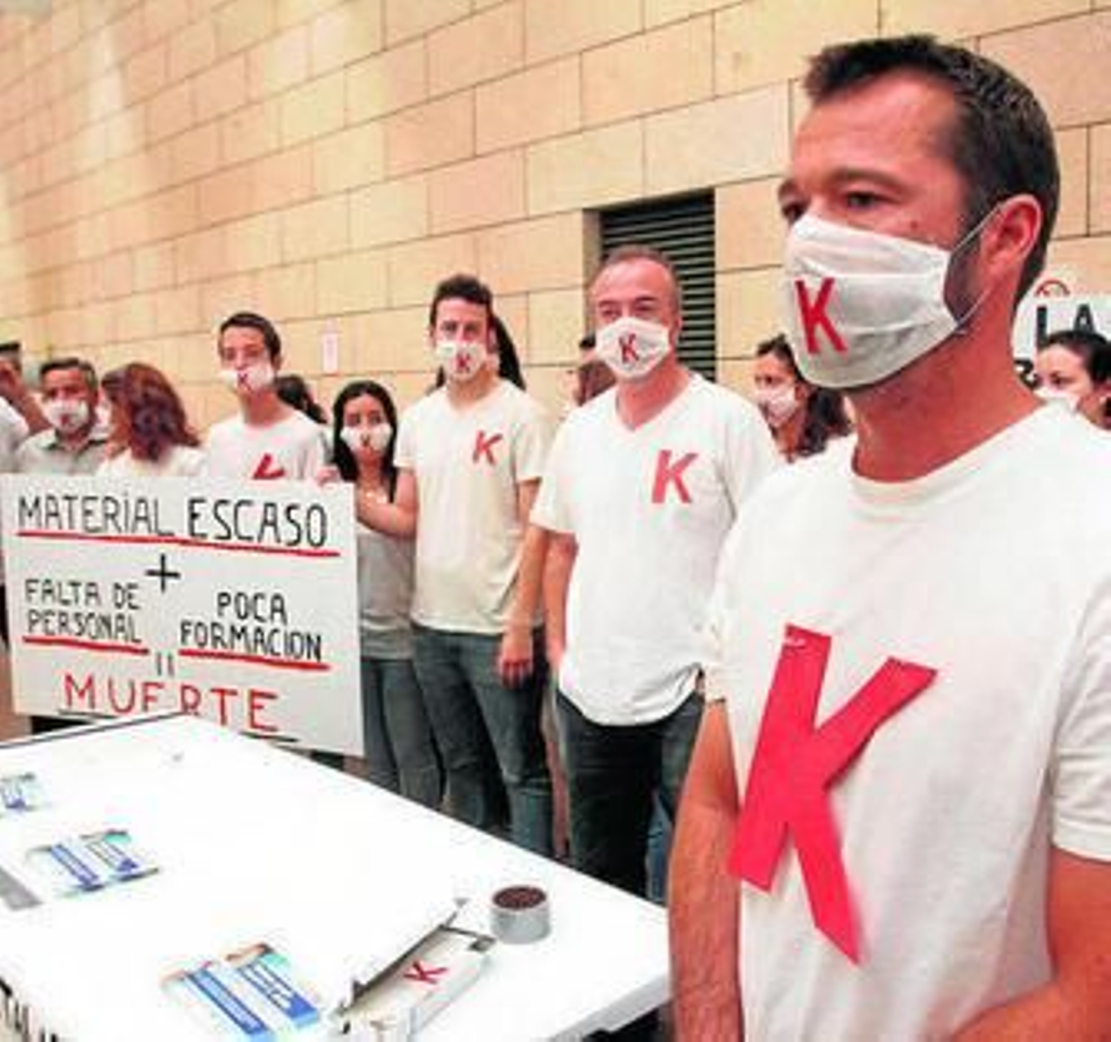 Una concentración de la Plataforma de Afectados por 'klebsiella'.