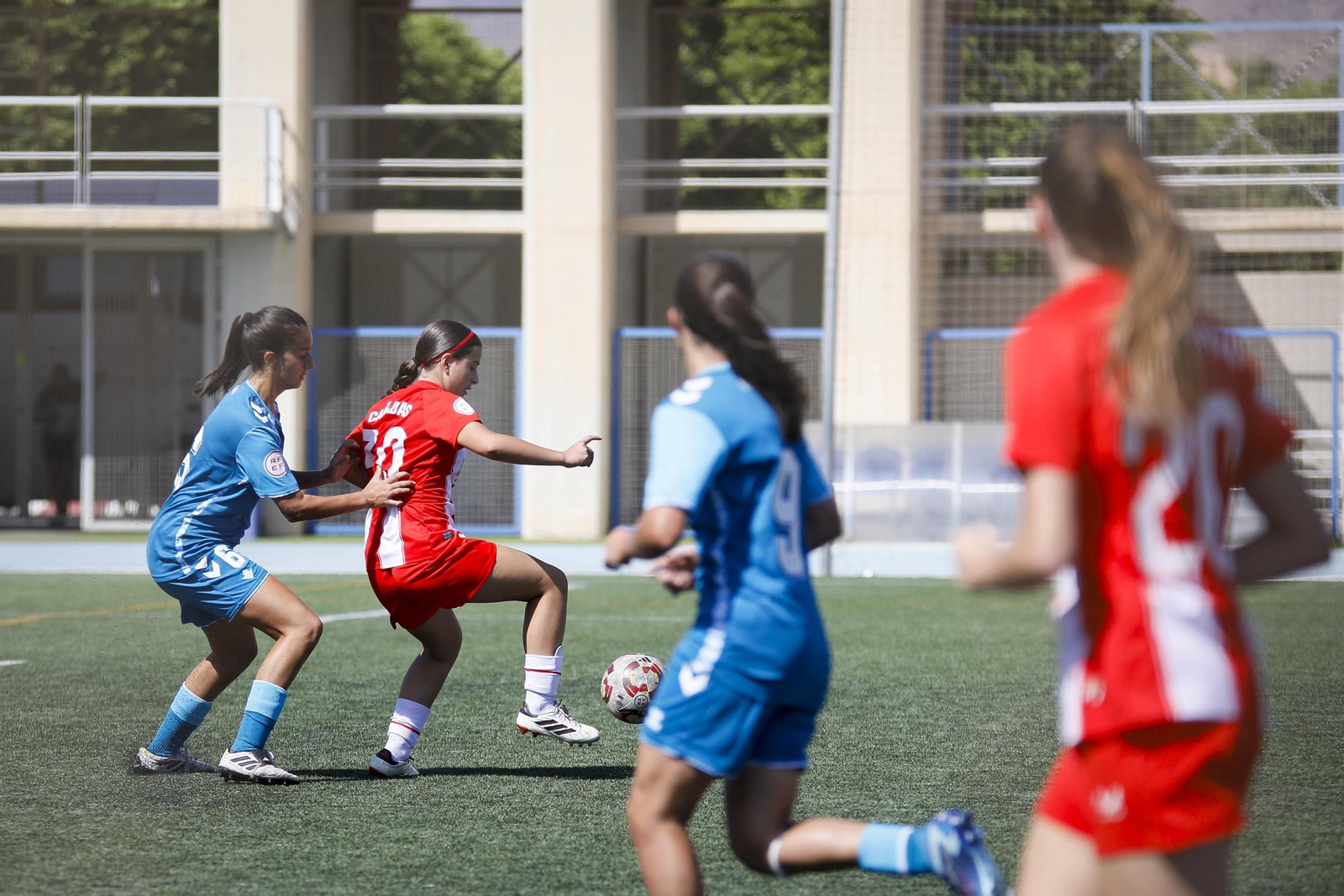 Las imágenes del partido de fútbol del Almería femenino contra el Betis B