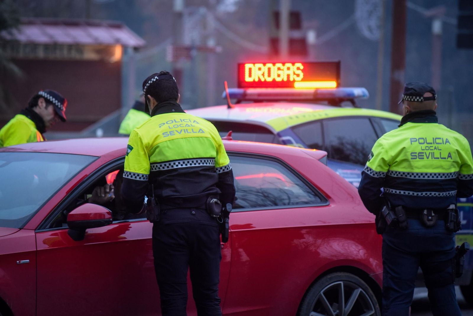 Control de drogas de la Policía Local de Sevilla, la última Nochevieja