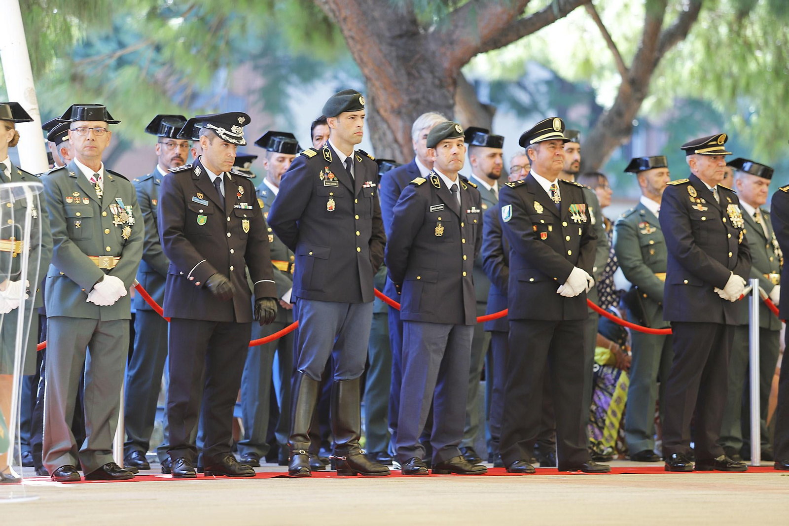 Imágenes de los actos de la Guardia Civil  en Huelva 12 de octubre, Día del Pilar
