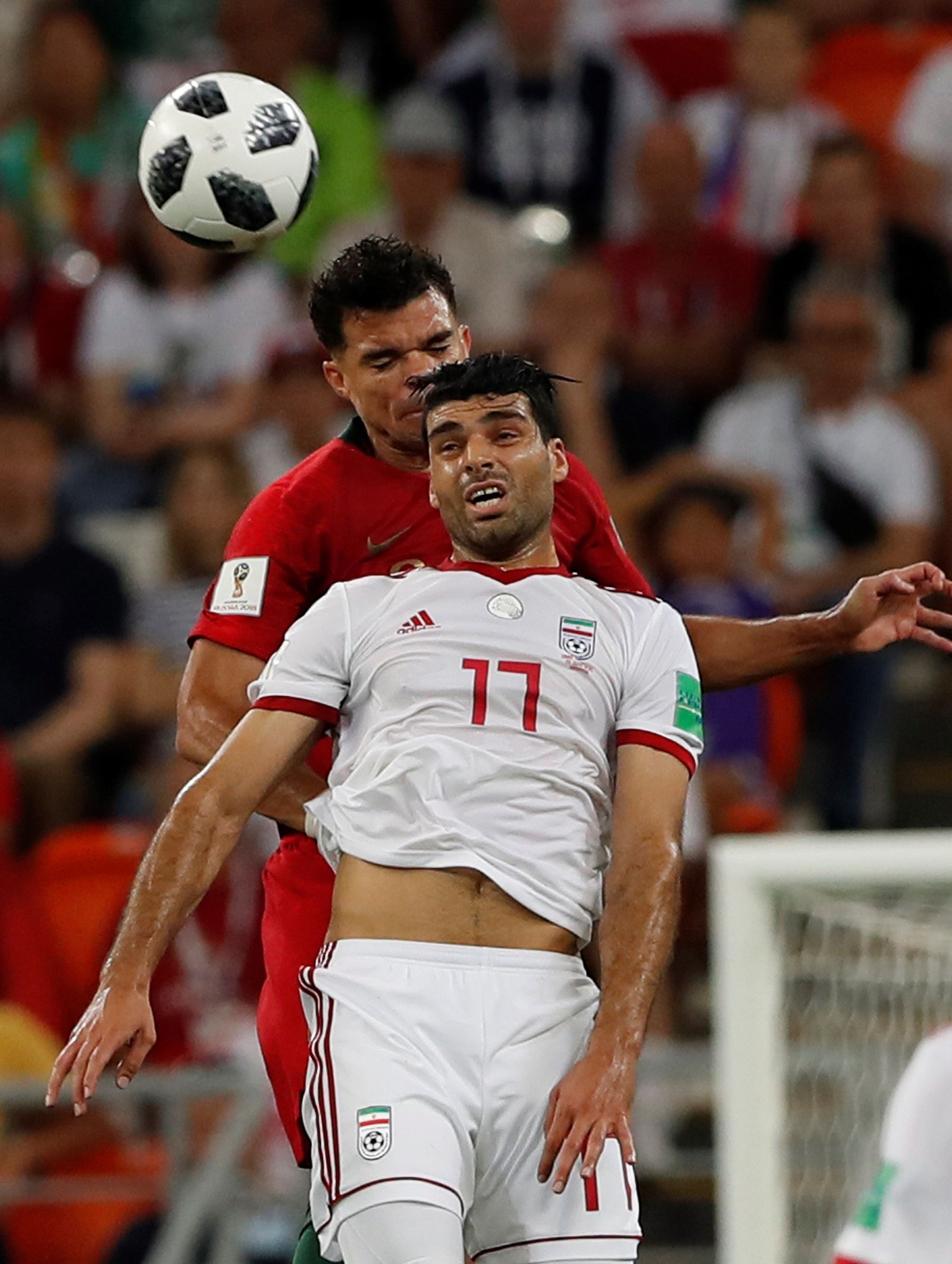 Las imágenes del Irán-Portugal