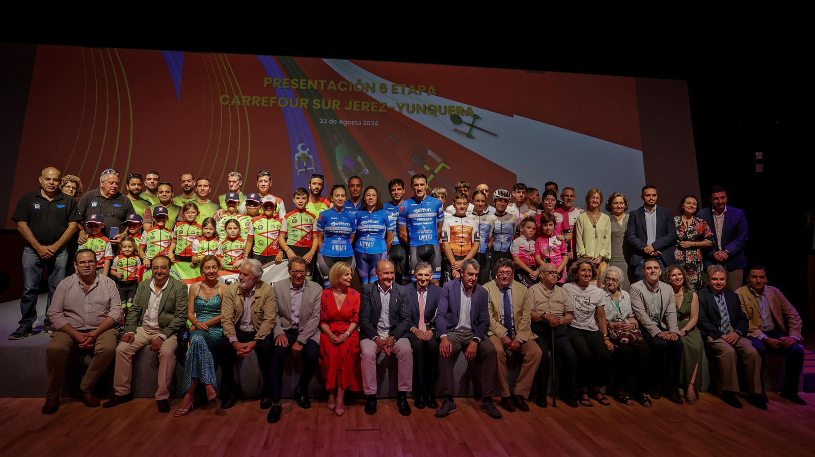 Imágenes de la presentación en Jerez de la 6ª etapa de La Vuelta Ciclista a España
