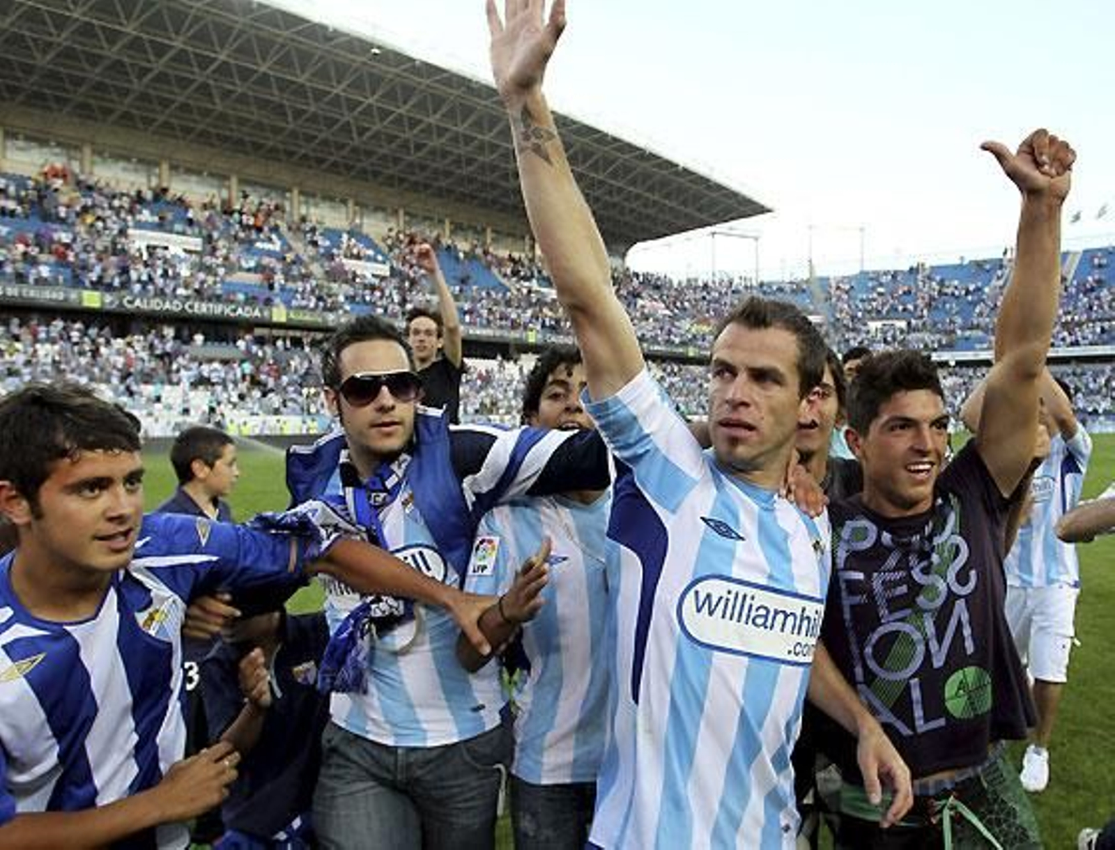 El Málaga, que empató en casa ante el Real Madrid, consiguió finalmente salvar la categoría.

Foto: EFE / Reuters / AFP Photo