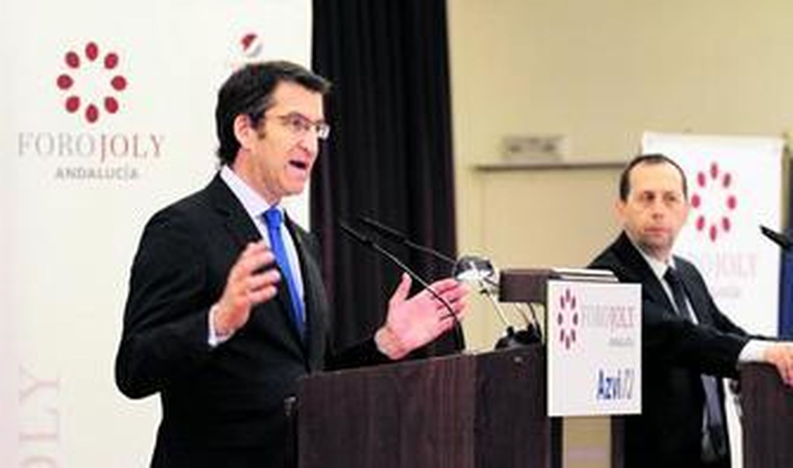 Núñez Feijoó, pragmatismo, en el Foro Joly