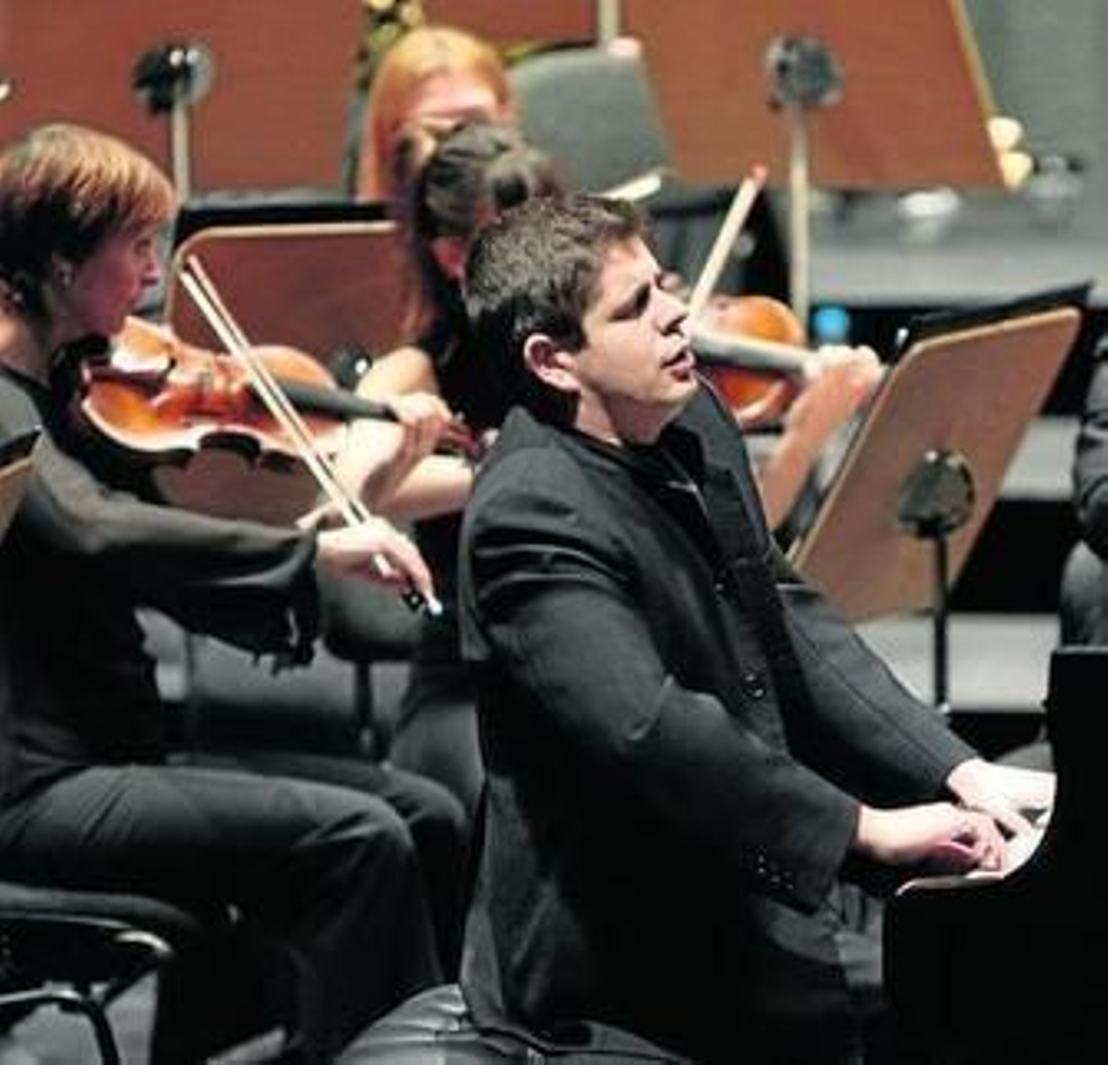 Perianes, en un reciente concierto con la ROSS.