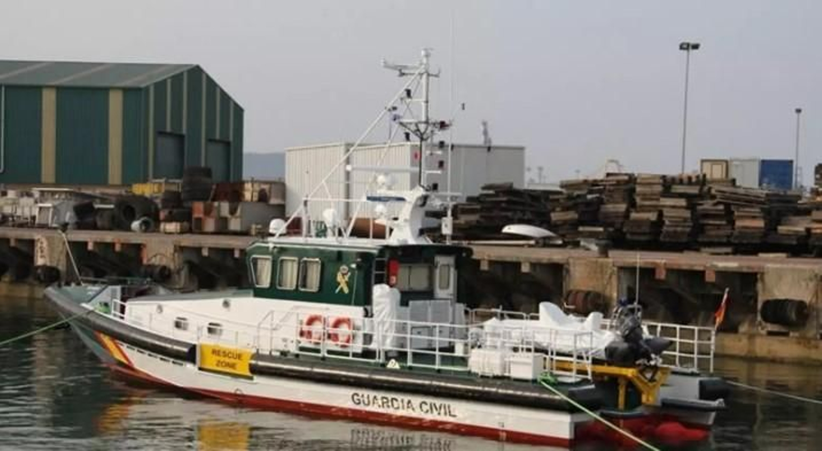 La patrullera de la Guardia Civil 'Río Navia'.