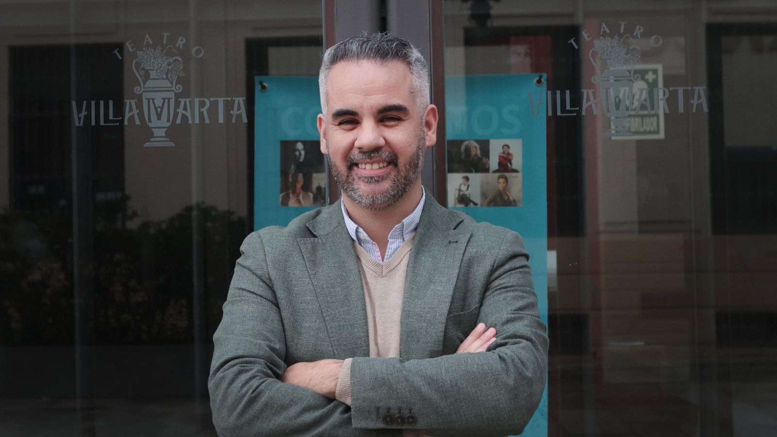 El pregonero de la Semana Santa de Jerez 2025, en otra instantánea.