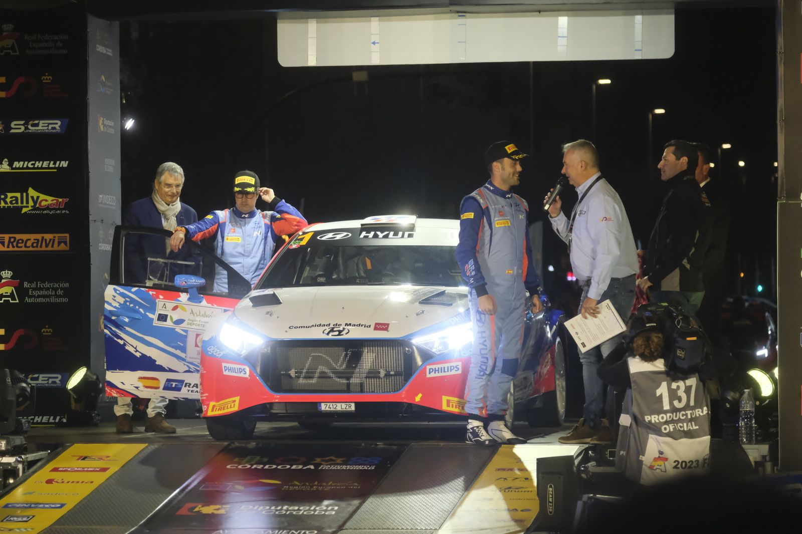 Así ha sido la ceremonia de salida del Rallye Sierra Morena 2023