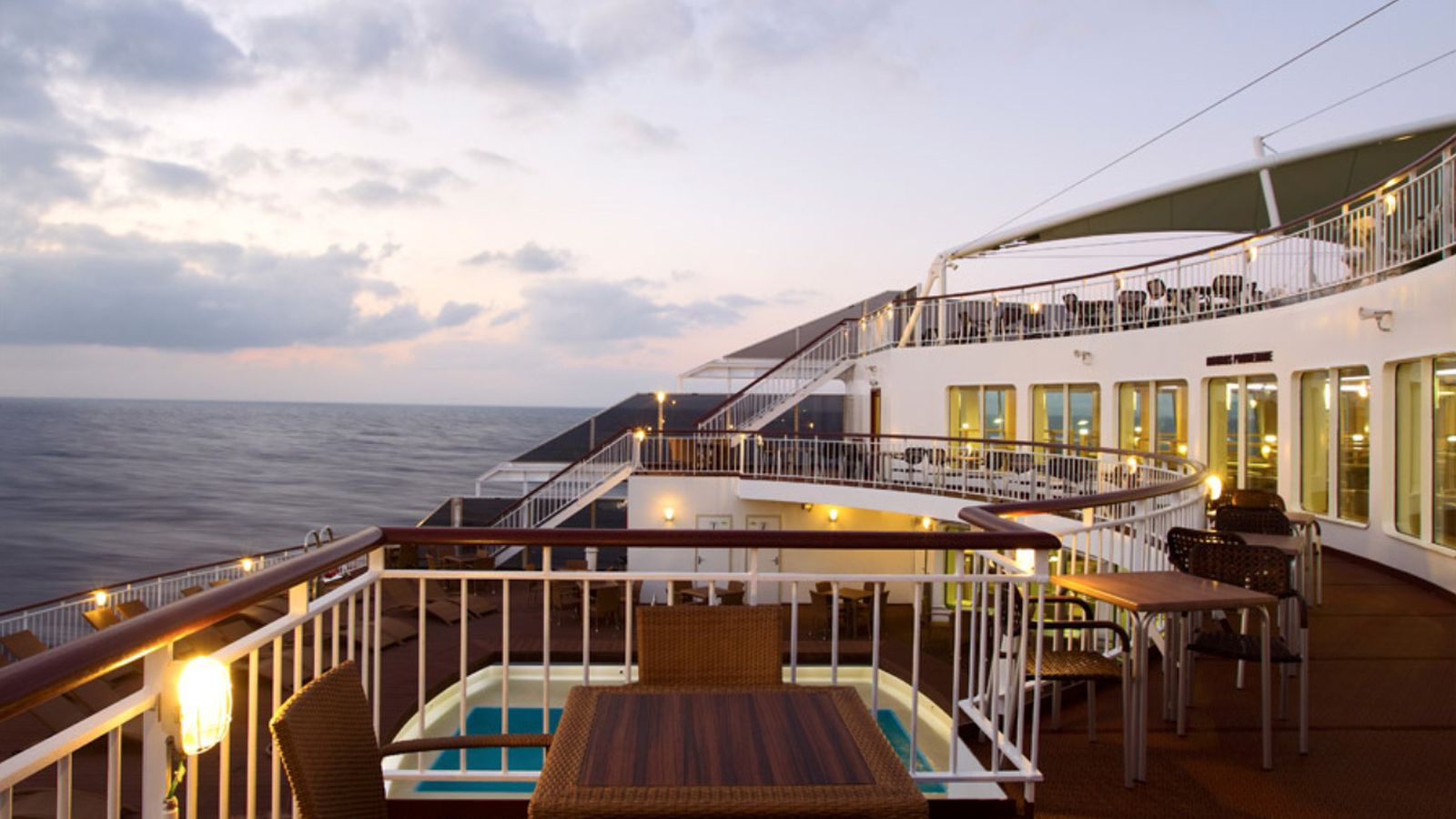 Una de las terrazas del 'Volcan Tinamar'.