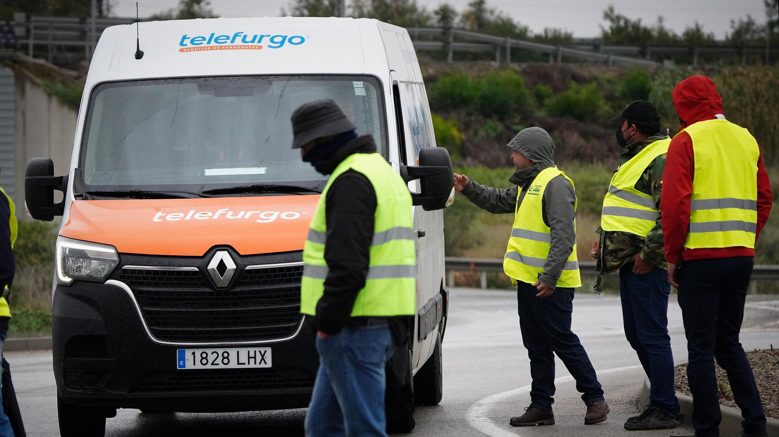 Segundo día de huelga del transporte en Jerez