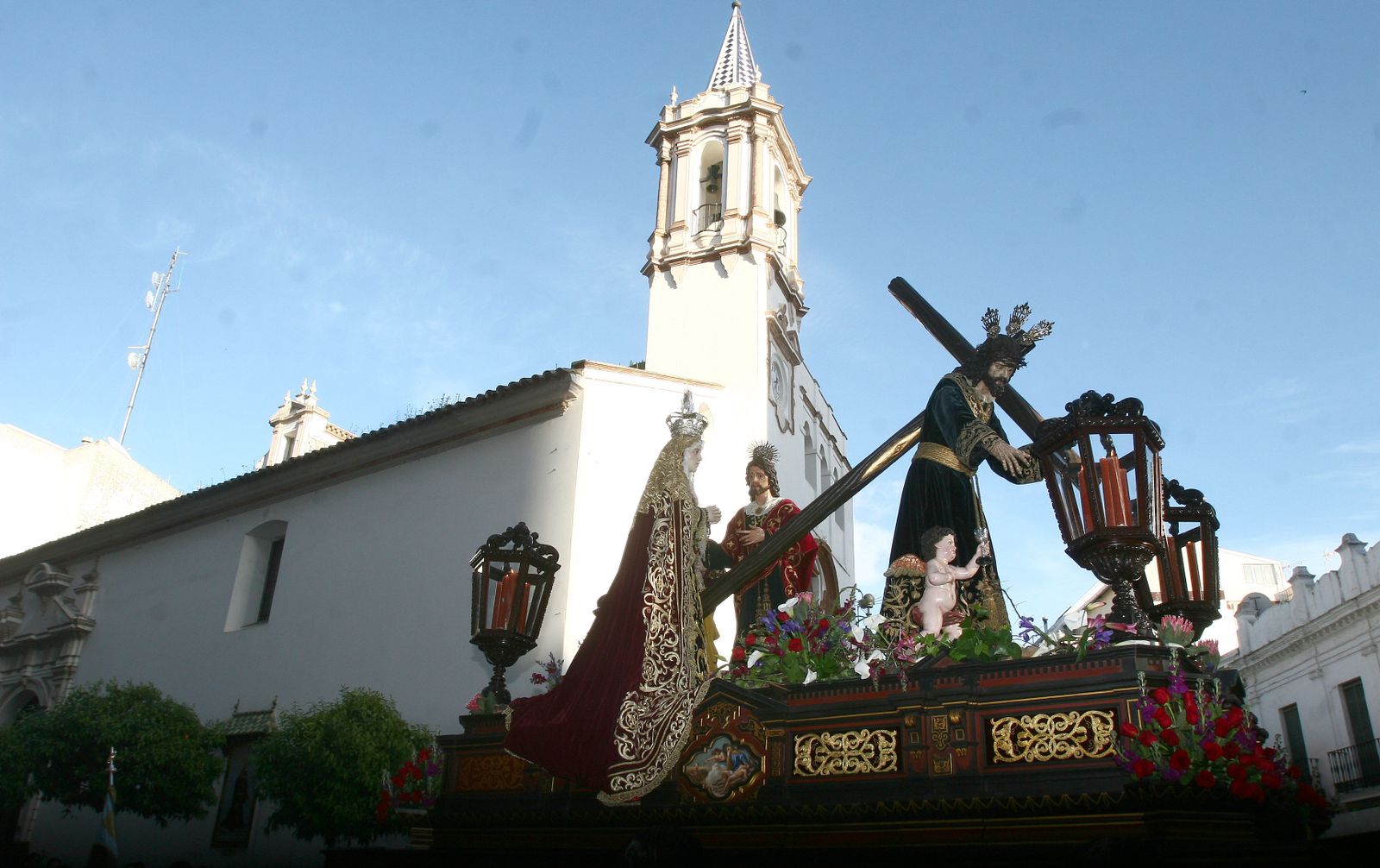 Paso de misterio de la Redención en la Concepción.