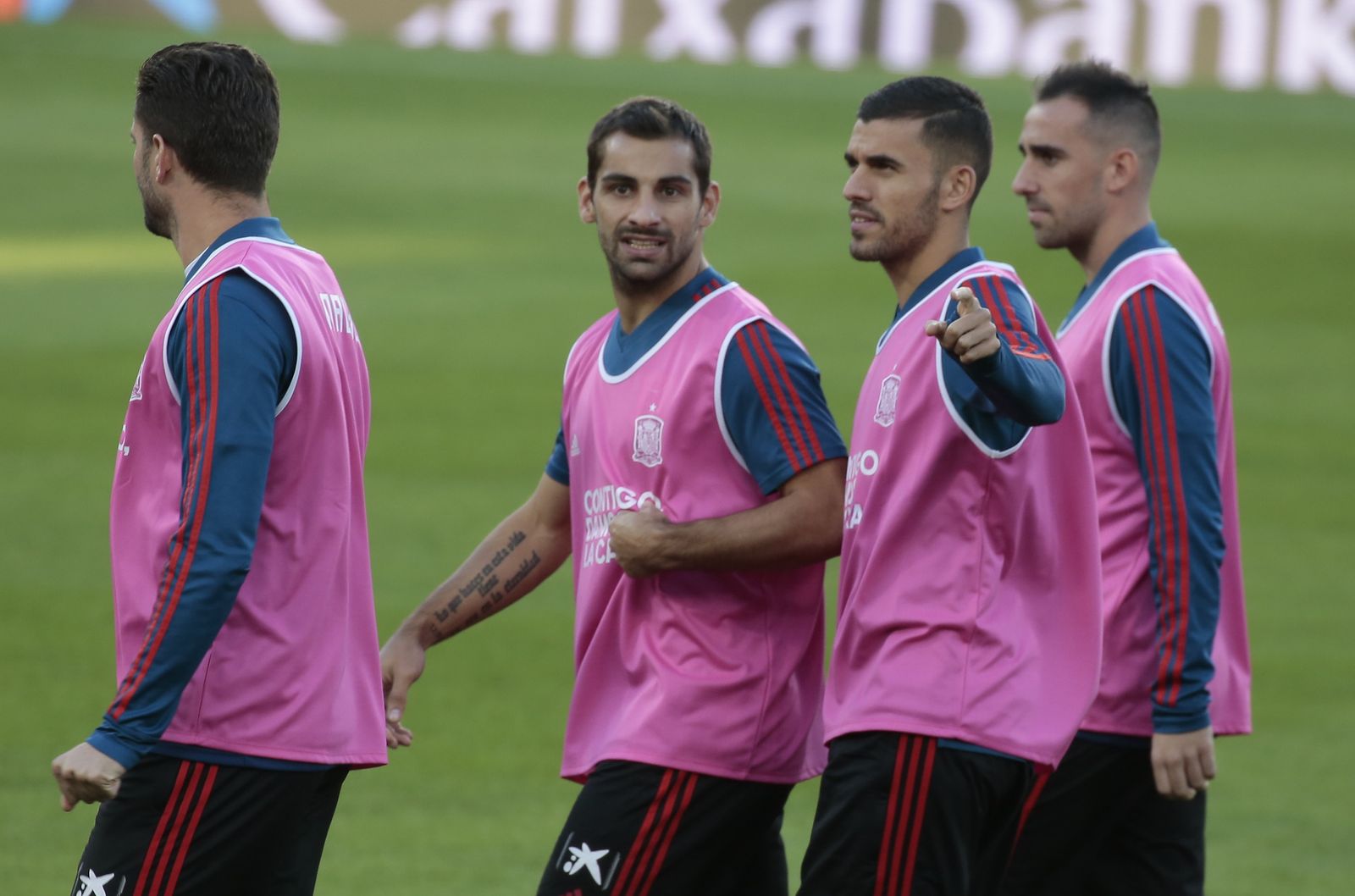 Las imágenes del entrenamiento de España en el Benito Villamarín