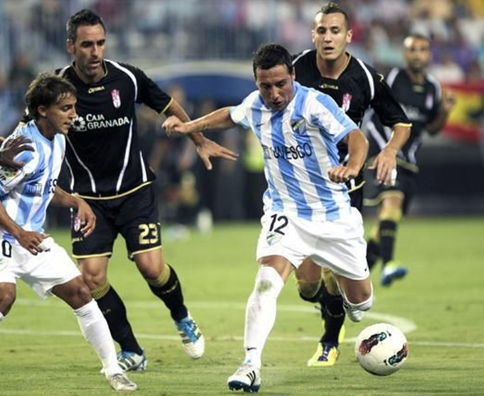 El Málaga de Pellegrini golea sin piedad al Granada.

Foto: efe