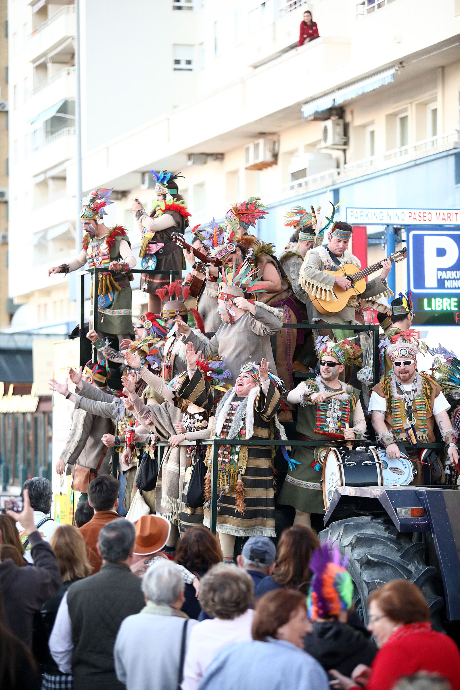 Las imágenes del carrusel de coros en el paseo marítimo