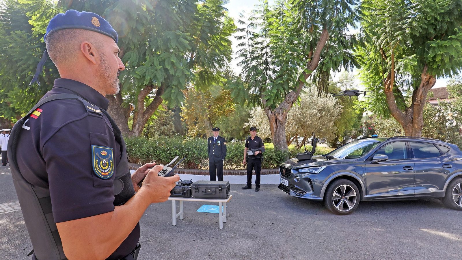 Imágenes del Día de la Policía Nacional en las Bodegas Fundador de Jerez