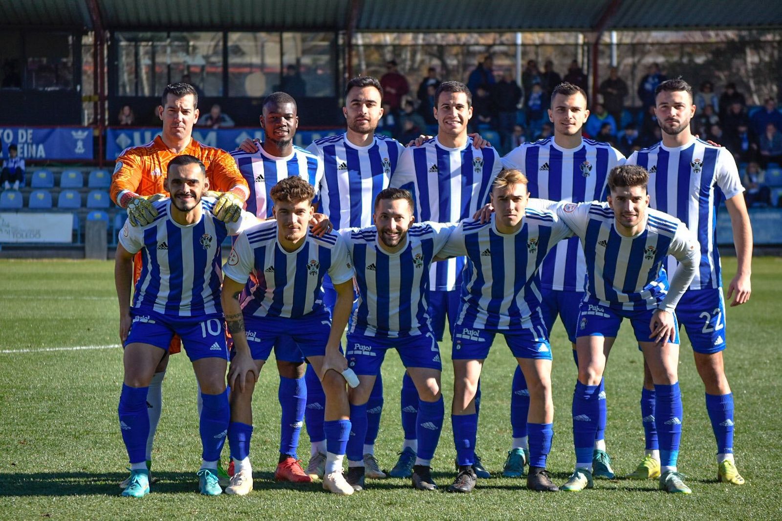 El último once del Talavera en casa.