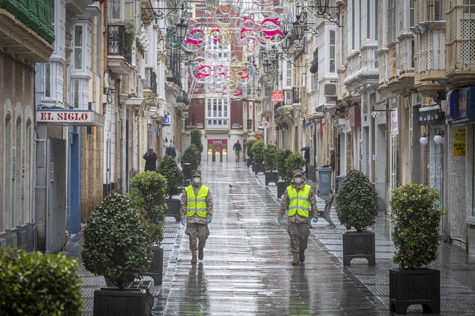 Presencia de ila Infanteria de Marina en Cádiz