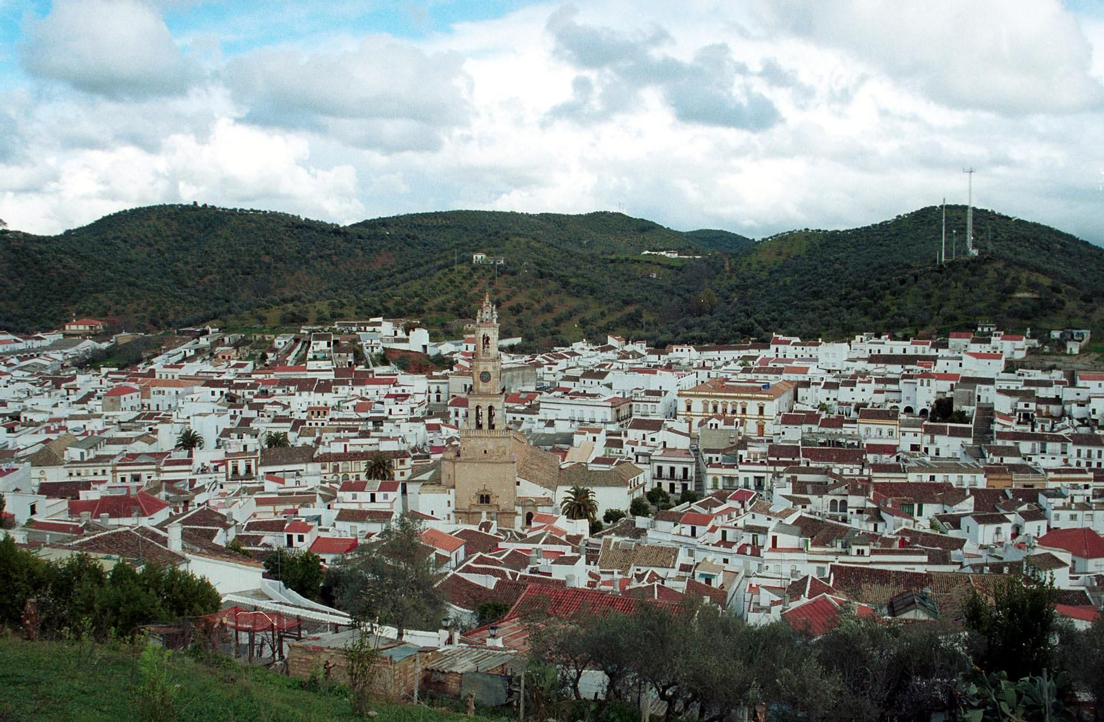 Vista de Constantina, en Sevilla