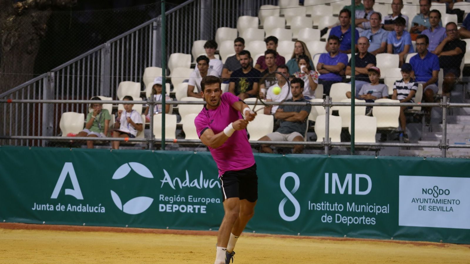 Sánchez Izquierdo, en su triunfo contra el italiano Moroni.