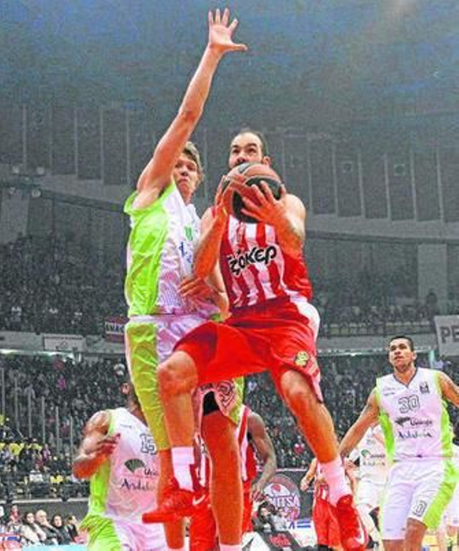 Kuzminskas y Spanoulis, la temporada pasada.