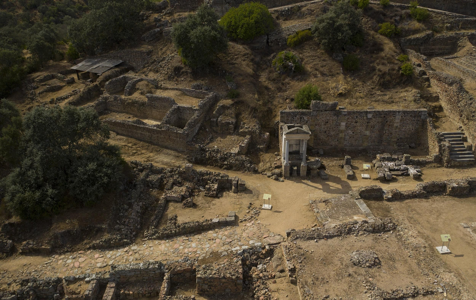 Las espectaculares fotos del yacimiento romano de Munigua
