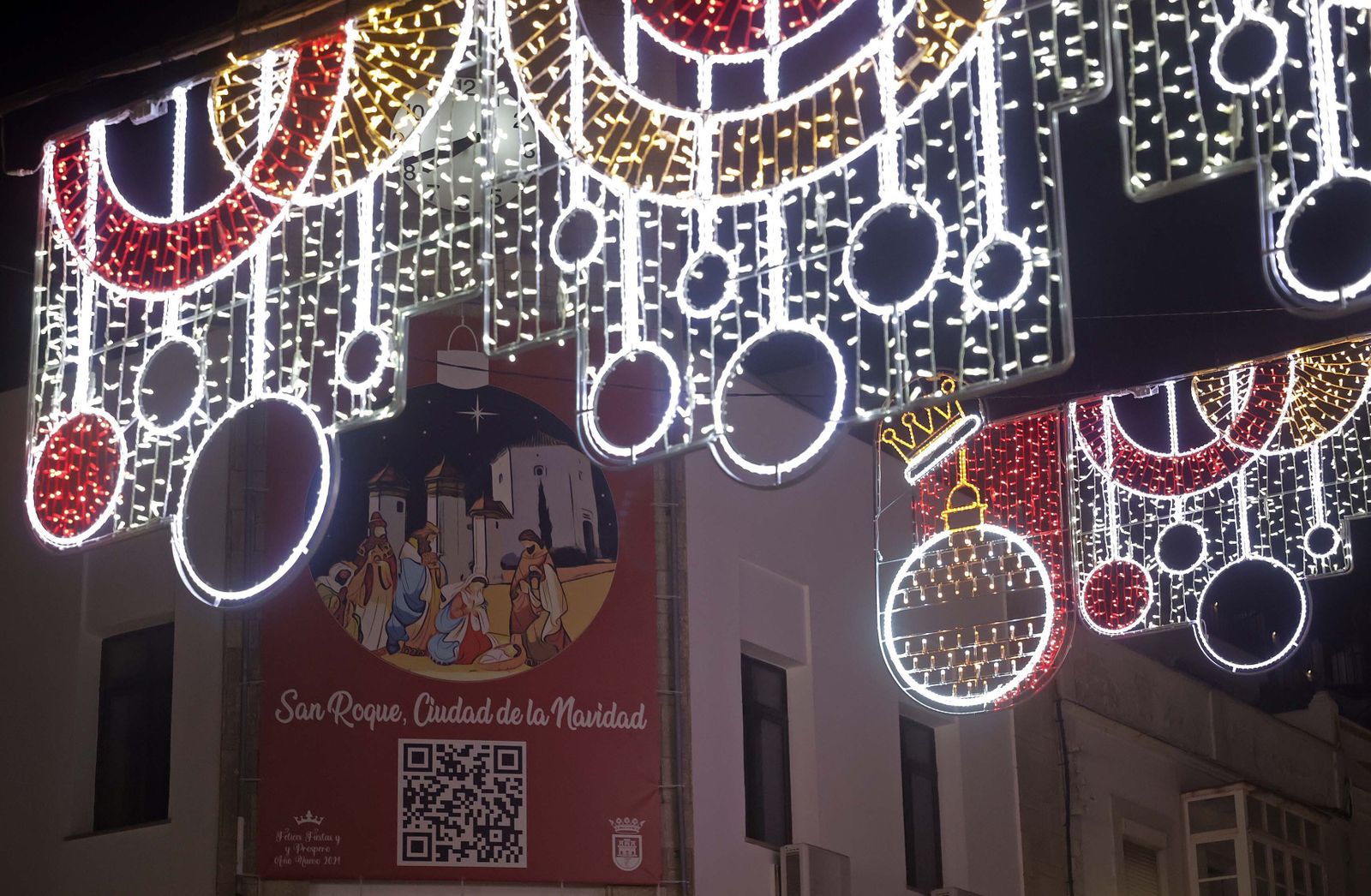 El alumbrado navideño de San Roque, en imágenes