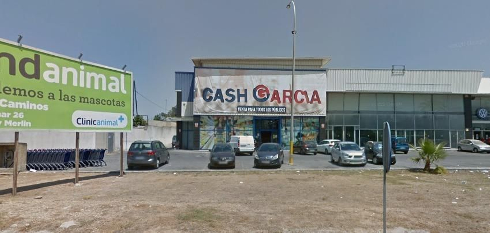 Imagen del Cash García, donde produjo el atraco.