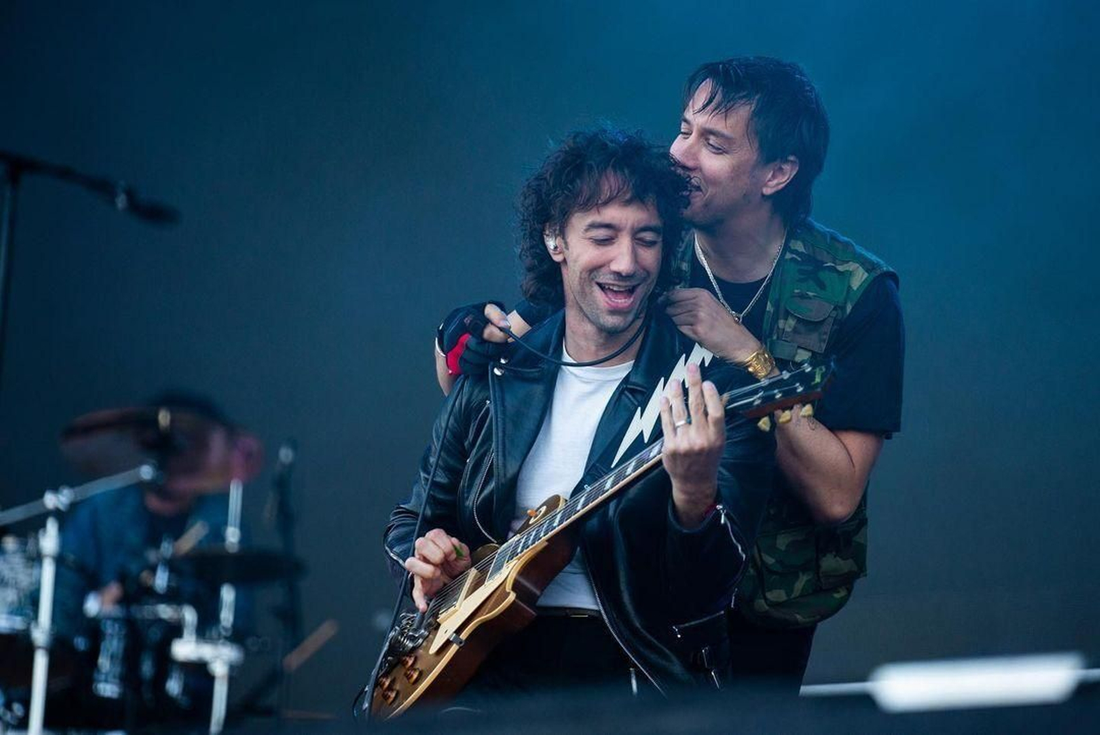 Un concierto de The Strokes. Un concierto de The Strokes.