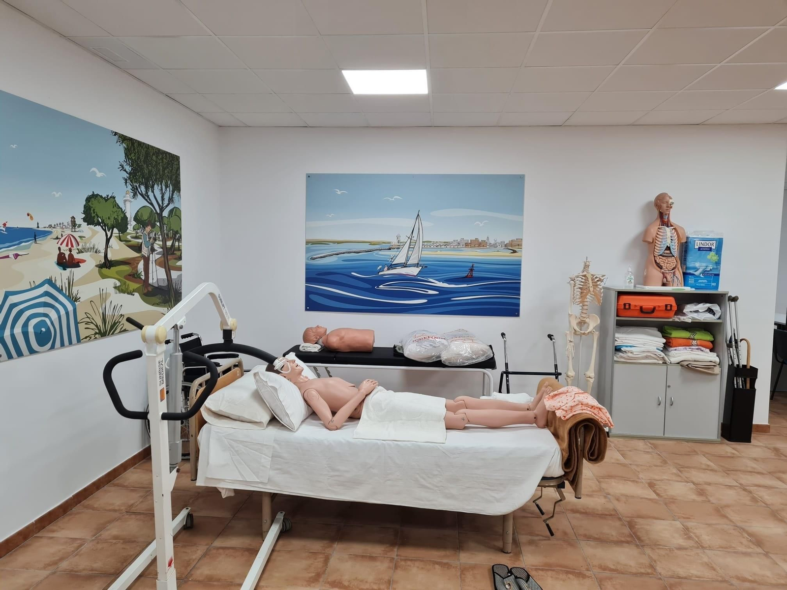 Aula de atención sociosanitaria.