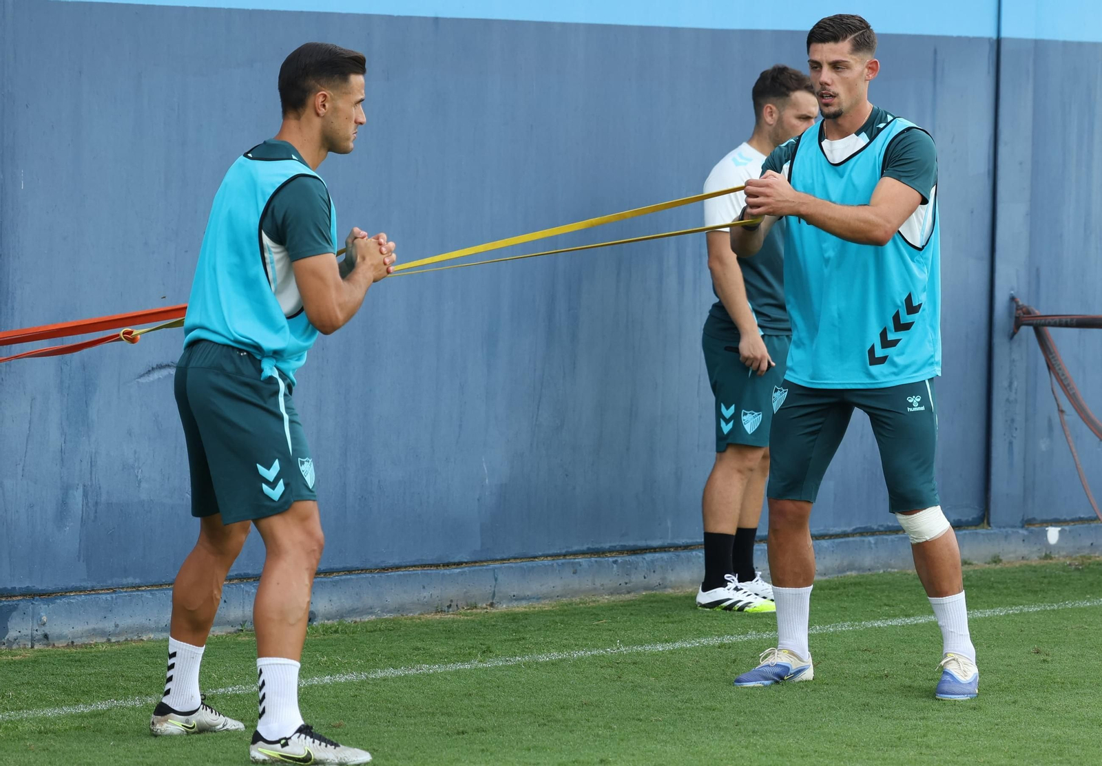 Javi Montero ya trabaja con el Málaga CF en el Anexo de La Rosaleda