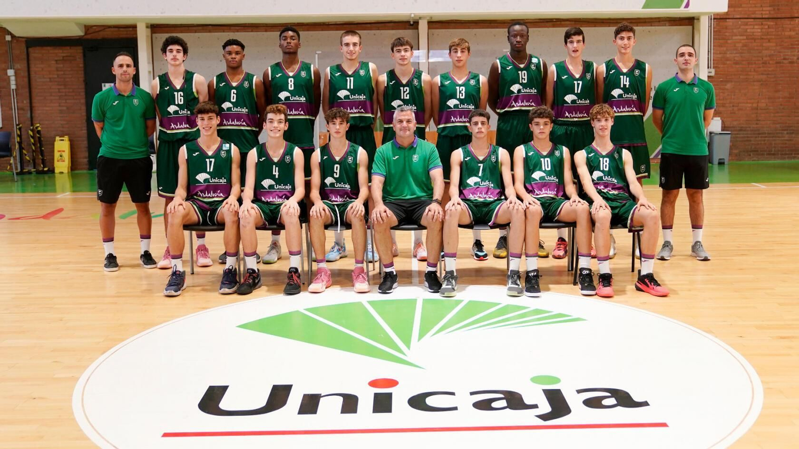 Cadete masculino del Unicaja.