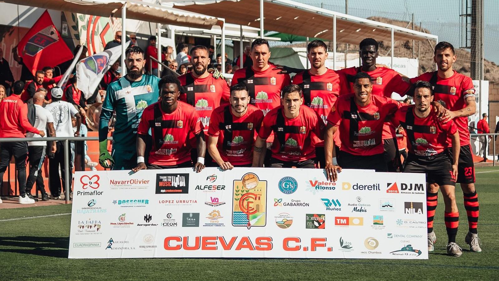 Once presentado por el Cuevas en su encuentro frente al Churriana de la Vega del pasado domingo.