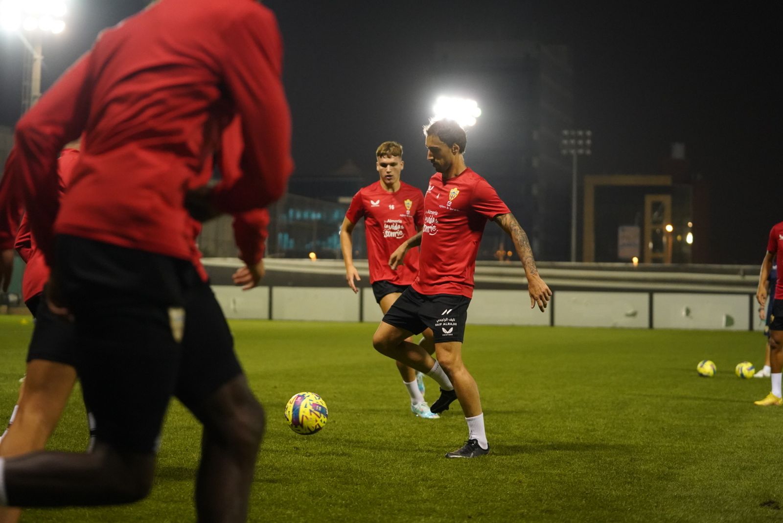 El primer día del Almería en Riad, en imágenes