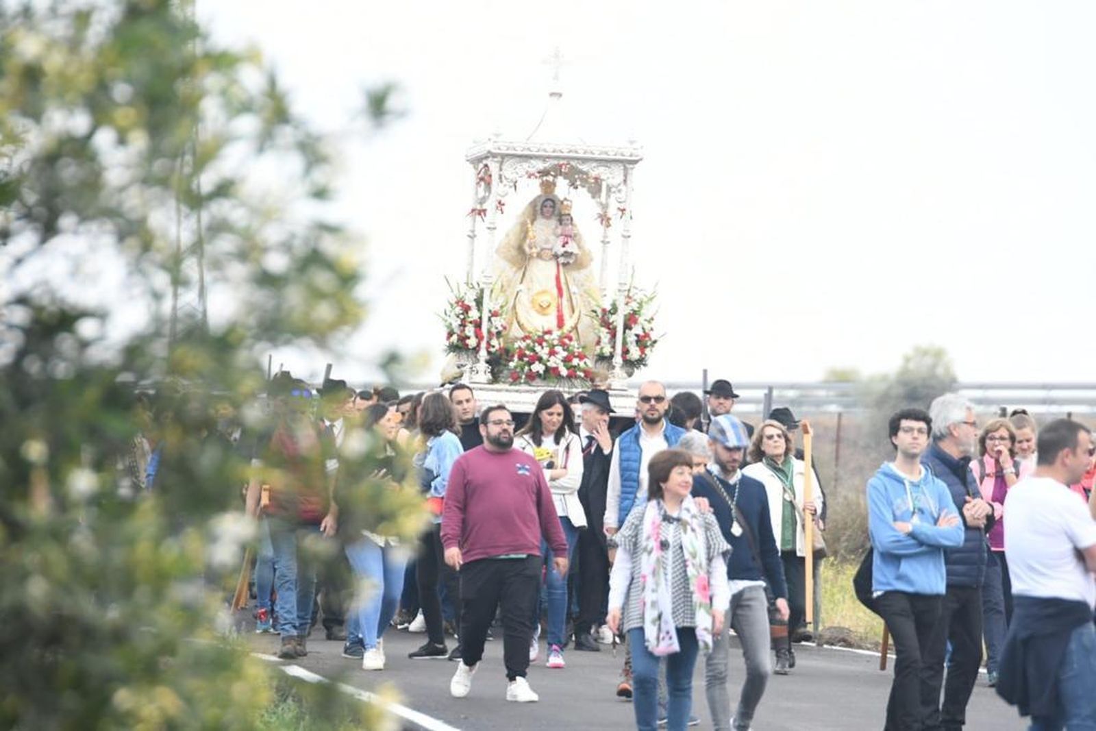 La despedida de la Virgen de Luna en Pozoblanco, en fotografías