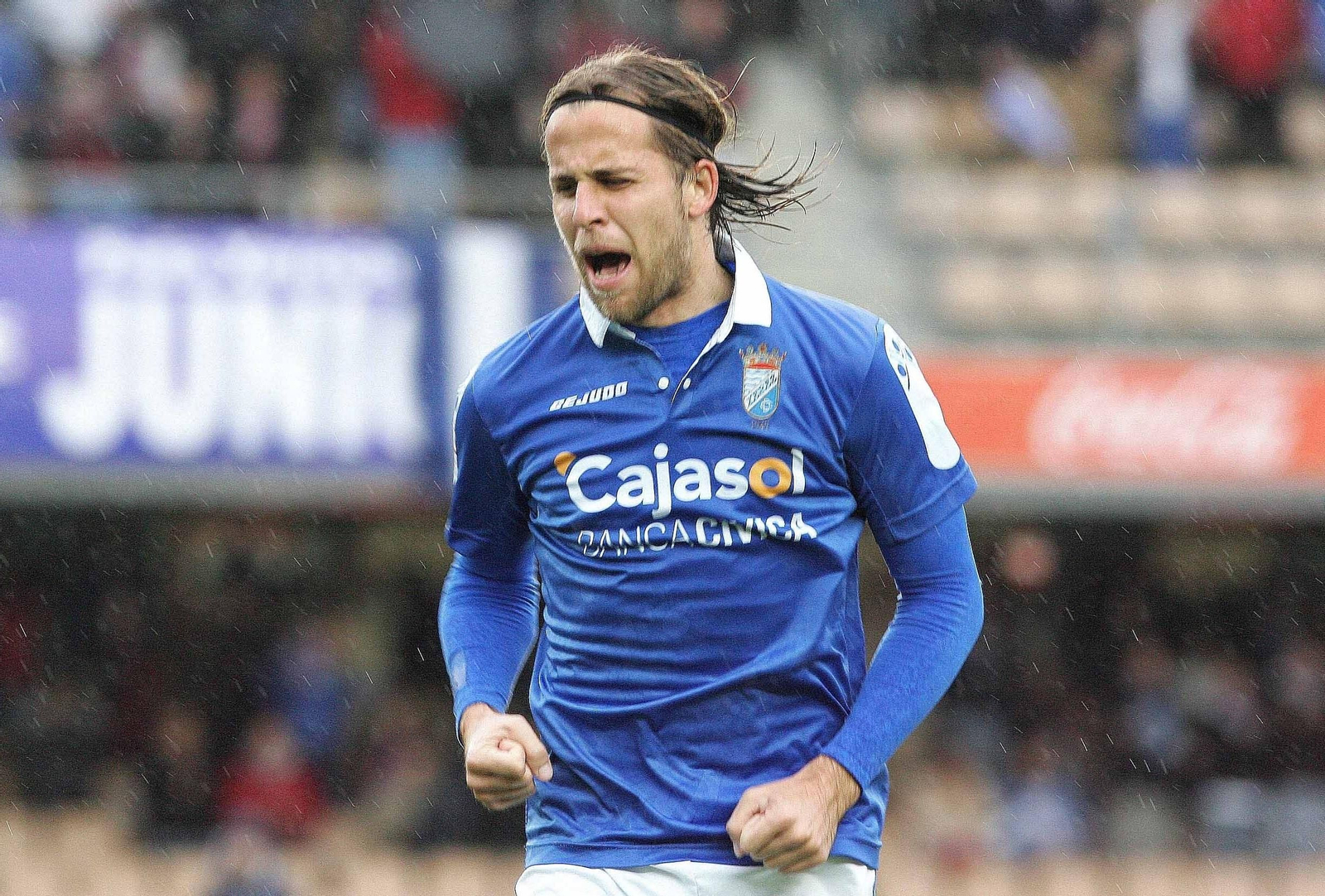 Cordero, en un partido en Chapín en su etapa como jugador del Xerez CD.