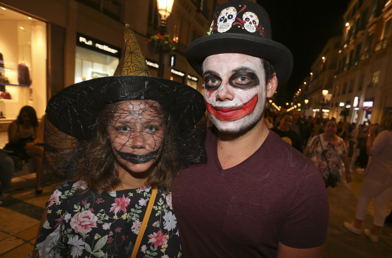 Las fotos de la noche de Halloween en Málaga