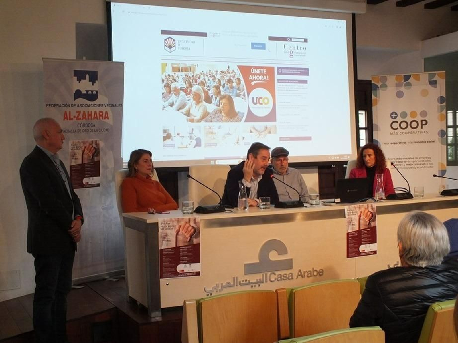 Un momento de la presentación del proyecto.