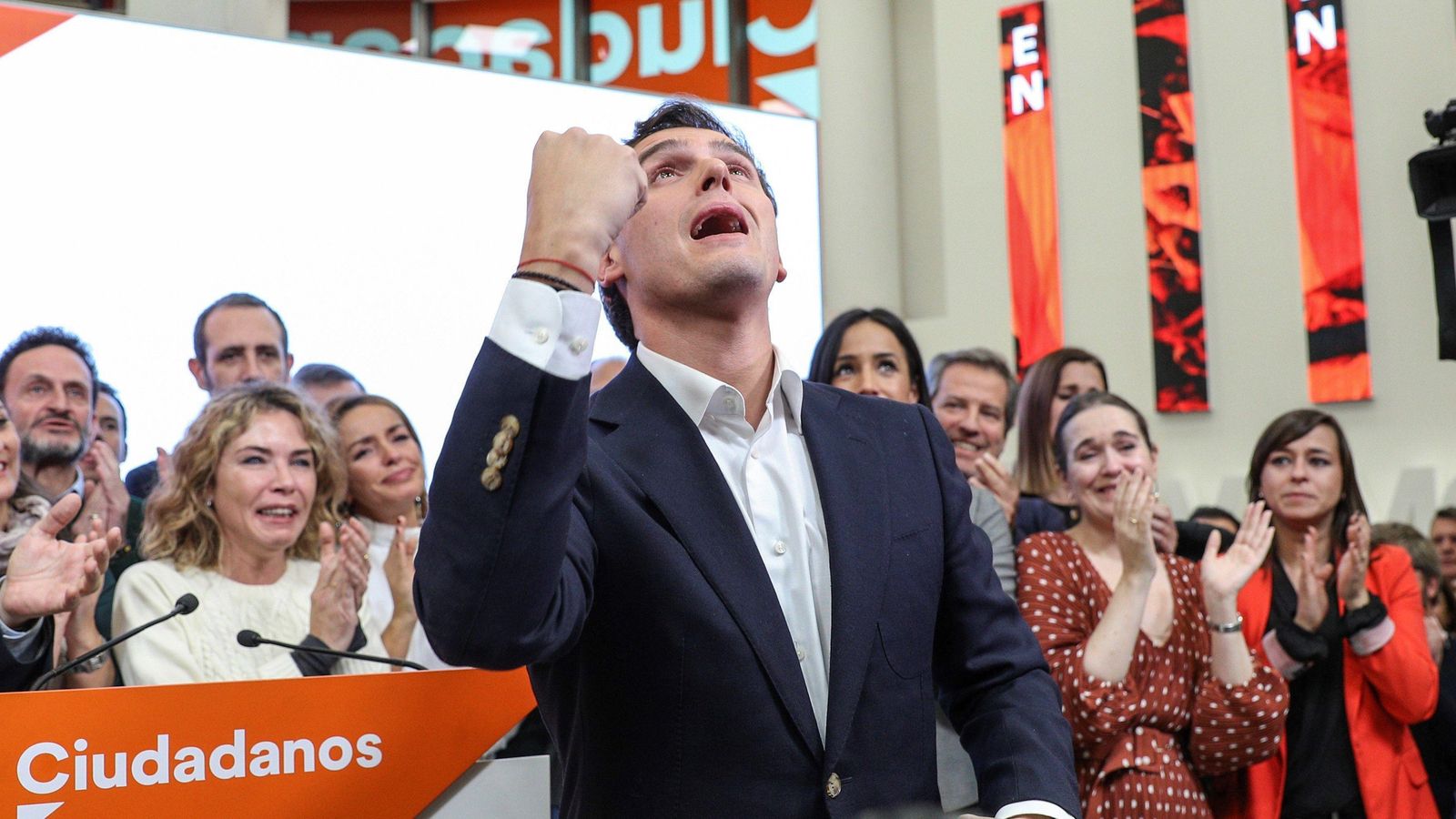 La dimisión de Albert Rivera en noviembre de 2019