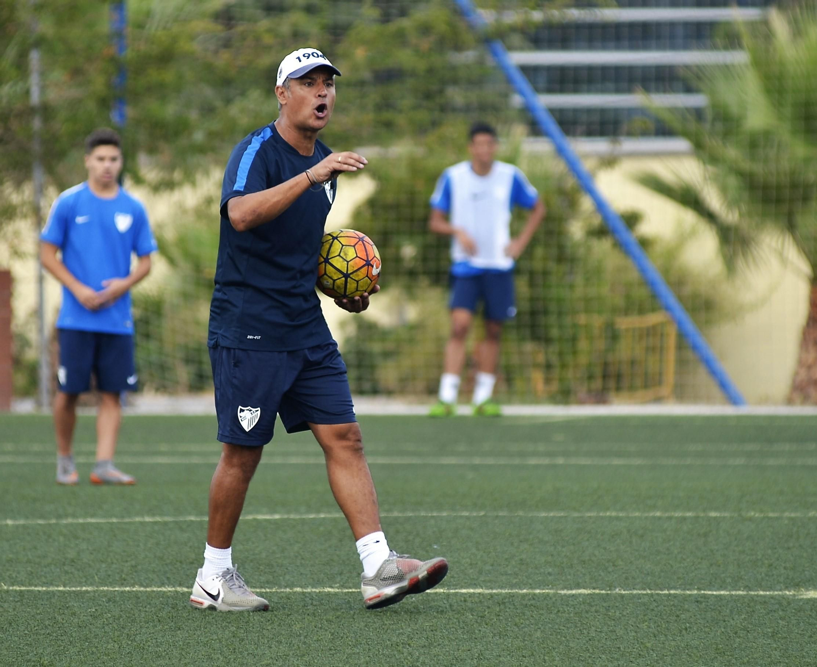 El paso de Sergio Pellicer por el Málaga CF, en fotos