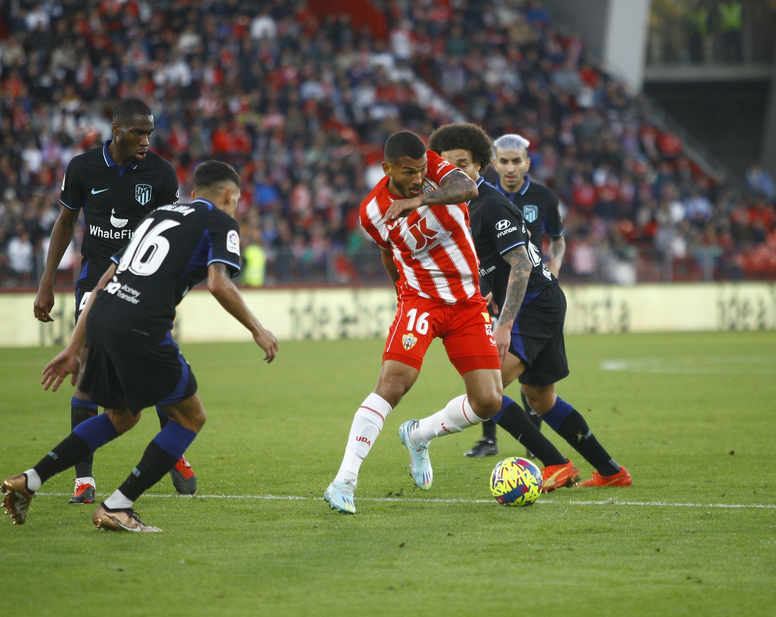 Imágenes del partido U.D. Almería-Atlético de Madrid
