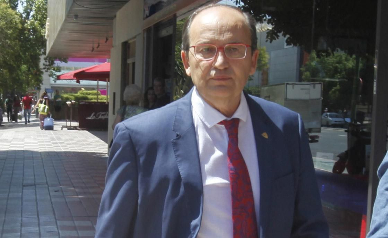 El presidente del Sevilla, José Castro