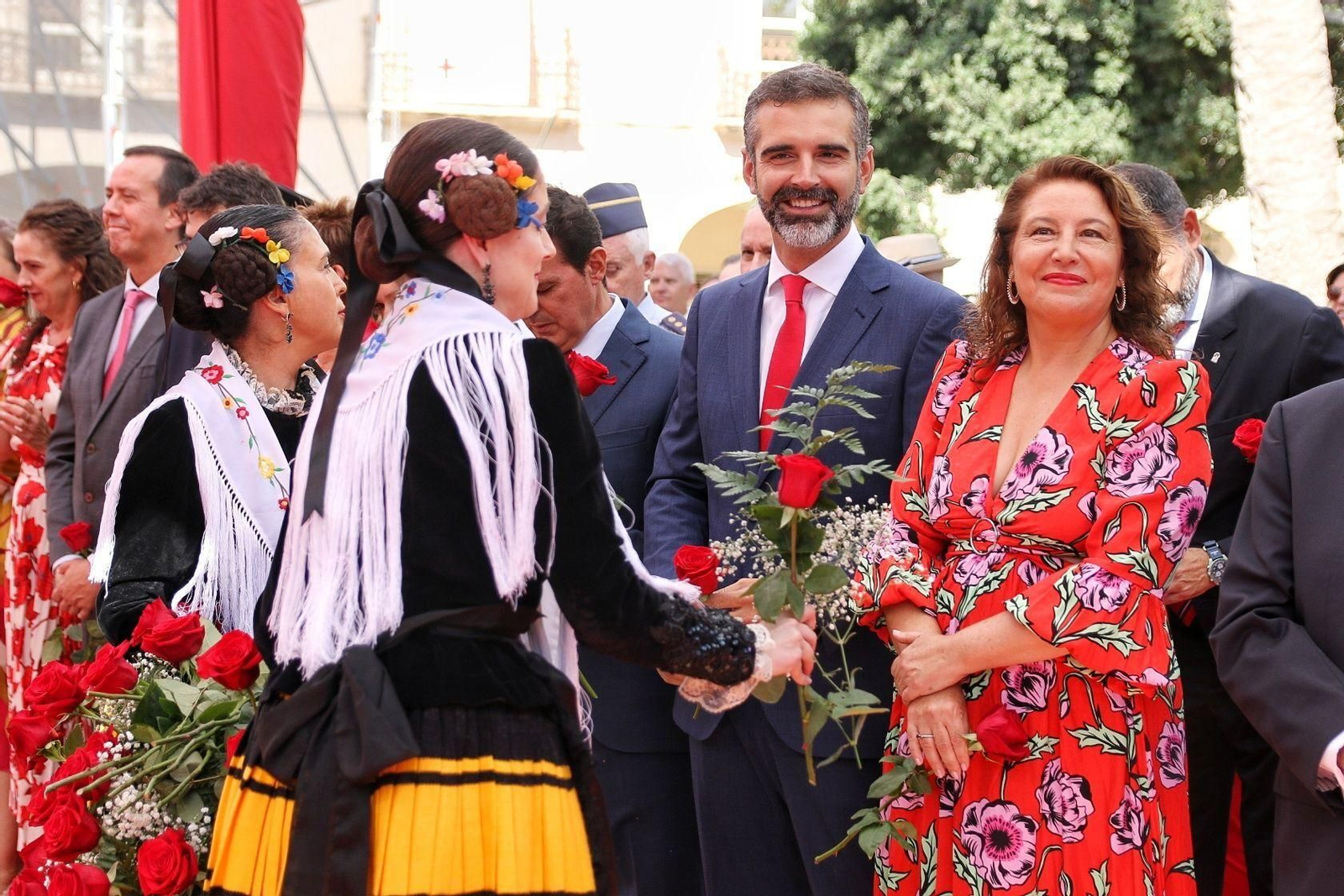 Carmen Crespo, en el Homenaje a Los Coloraos.