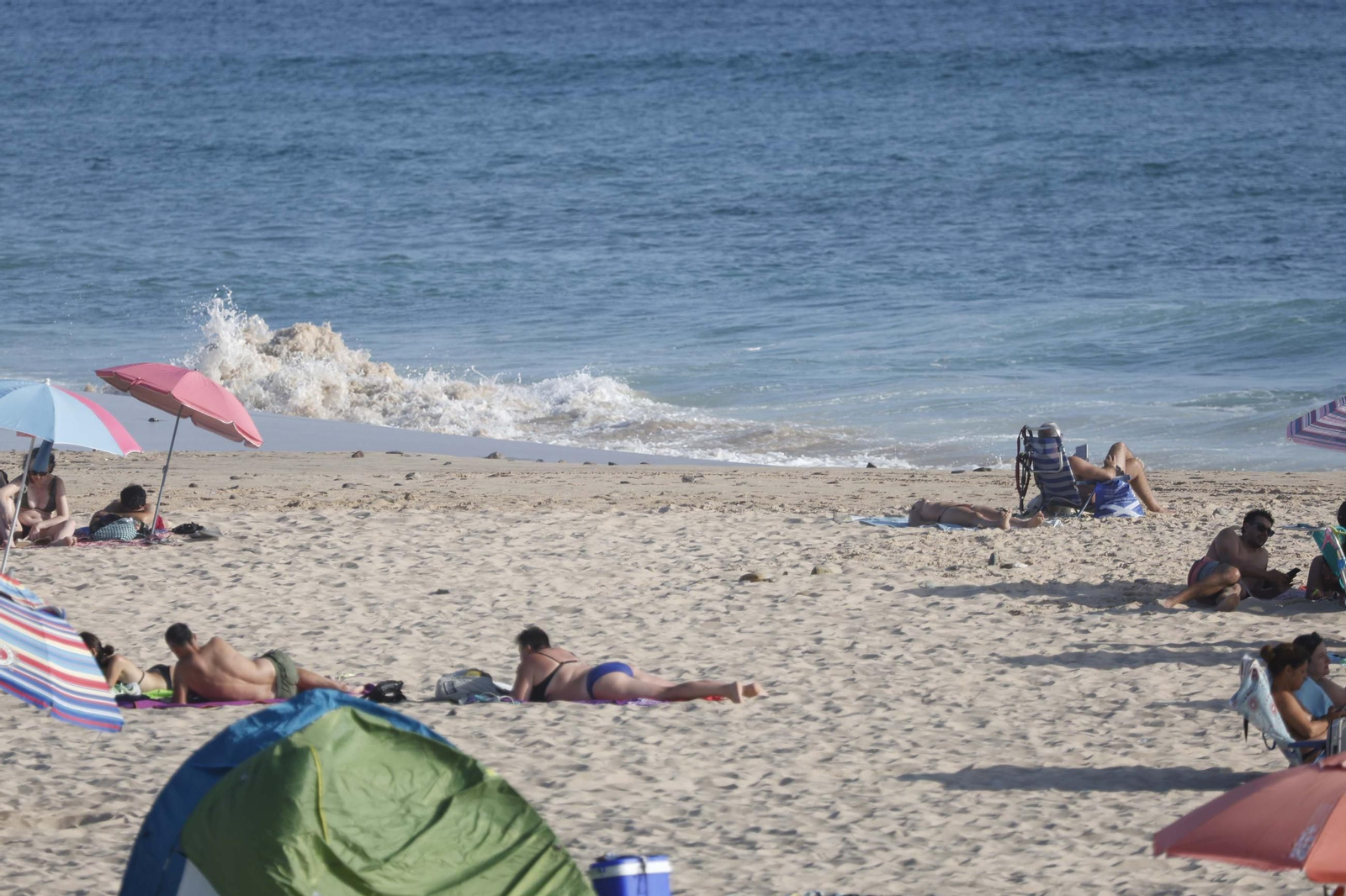 Las fotos del mar de fondo en las playas de Tarifa