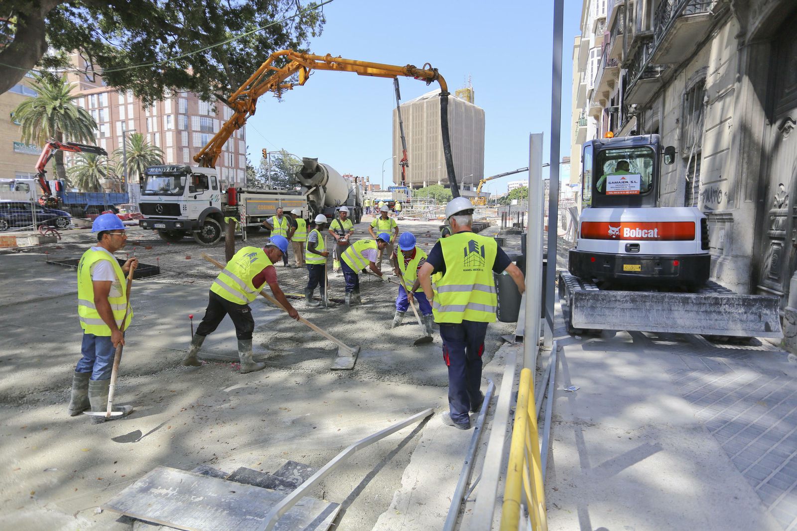 Las fotos de la peatonalización de la Alameda Principal de Málaga