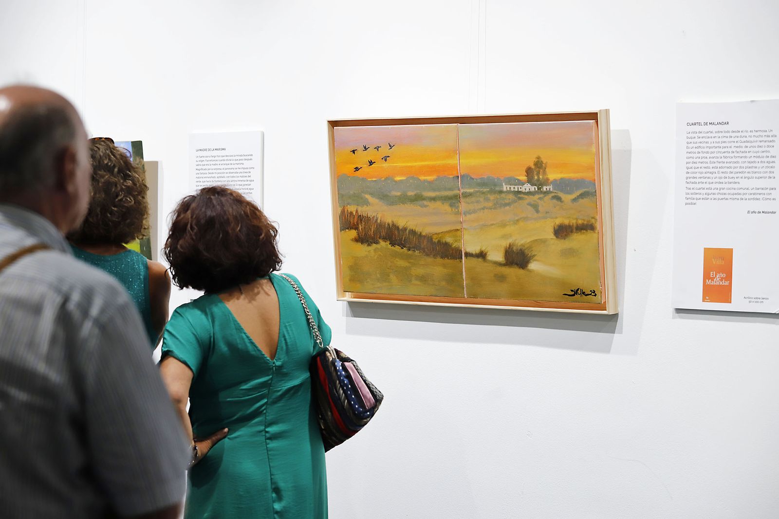 Imágenes de la inauguración de la exposición 'Pasajes y Paisajes de Doñana' de Juan VIlla