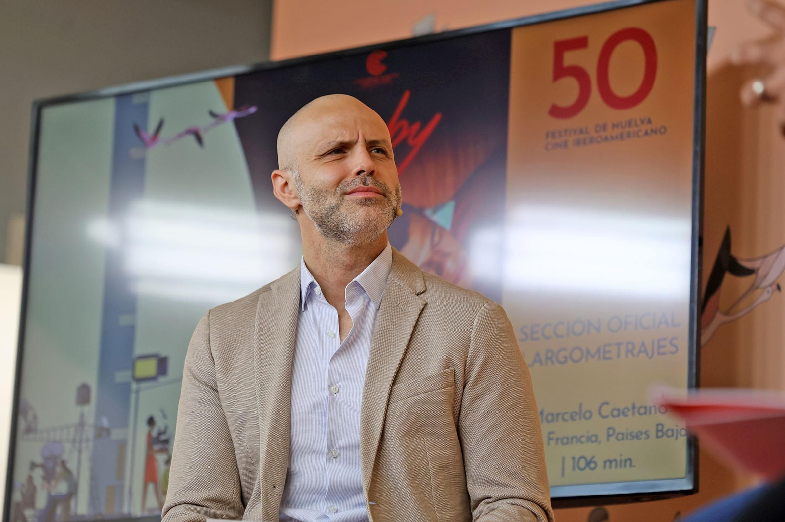 Imágenes de la sección Primera Pantalla para escolares y presentración de películas a concurso del 50 Festival de Huelva Cine Iberoamericano