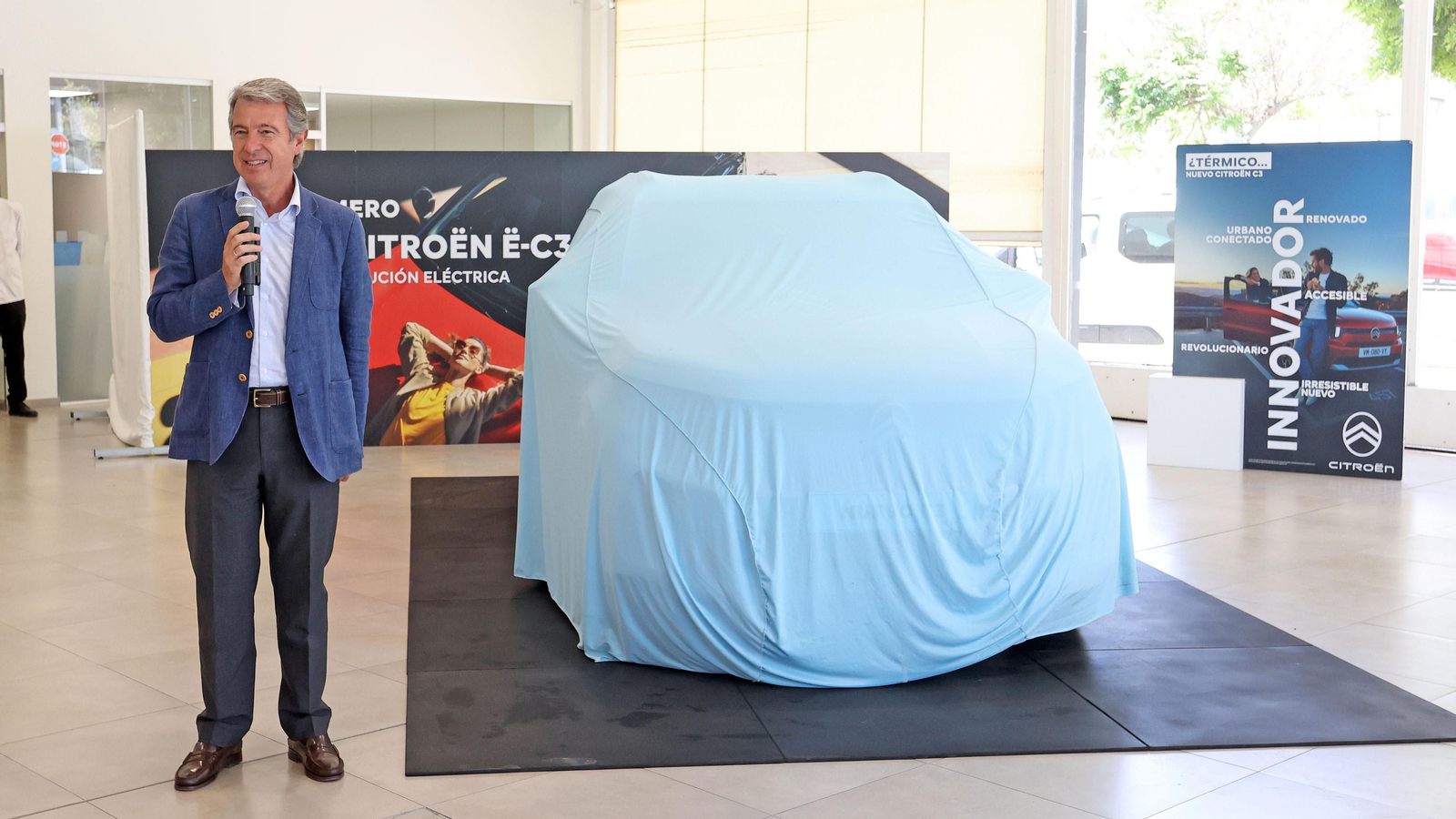 Presentación del nuevo Citroën ë-C3 en el concesionario Inauto Jerez